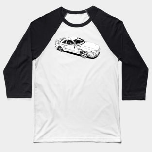 Atsuro Kawai's Nissan Skyline [ Initial D ] Baseball T-Shirt